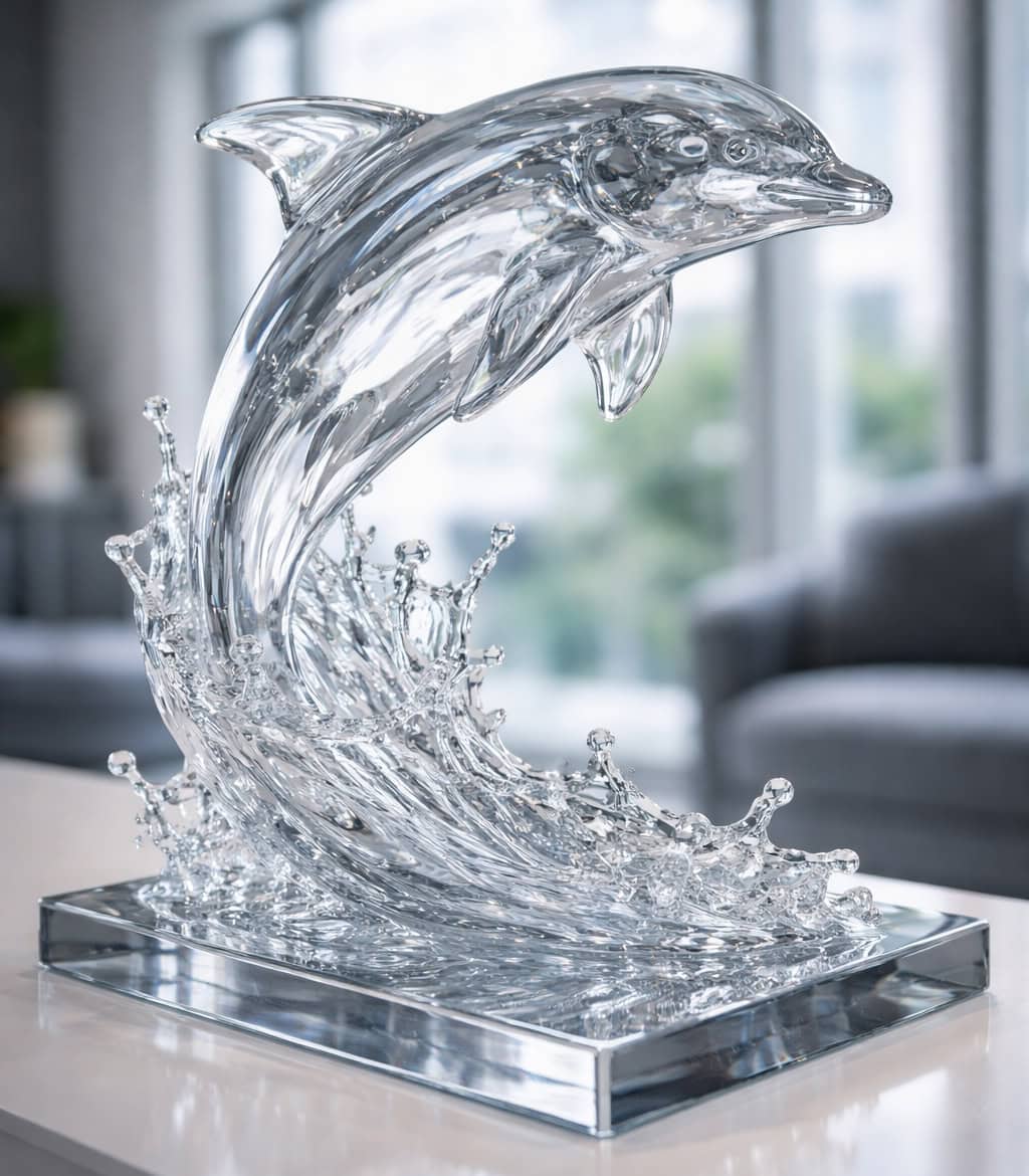 Delfin_Resina transparente