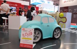 Coche escarabajo en impresión 3D Gran formato